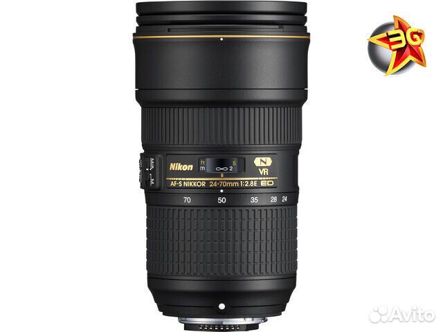 Объектив Nikon 24-70mm f/2.8E ED VR AF-S Nikkor