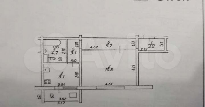1-к. квартира, 42 м², 9/10 эт.