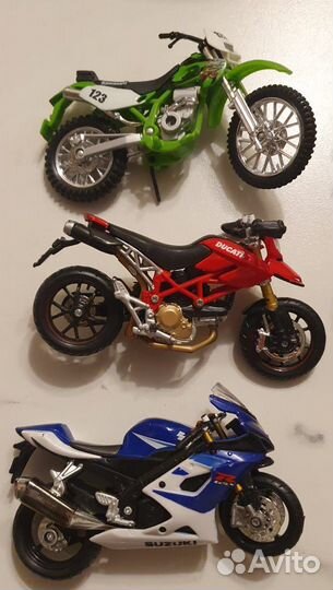 Модель мотоцикла Maisto 6 шт(цена за все)