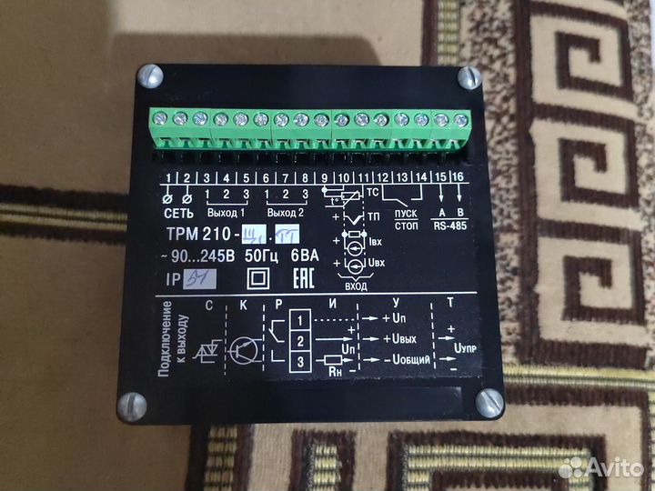 Измеритель регулятор микропроцессорный TPM210-Щ1
