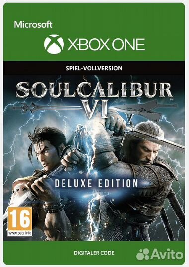 Soulcalibur VI deluxe edition xbox ONE/XS ключ