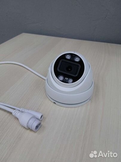 Камера видеонаблюдения купольная со звуком