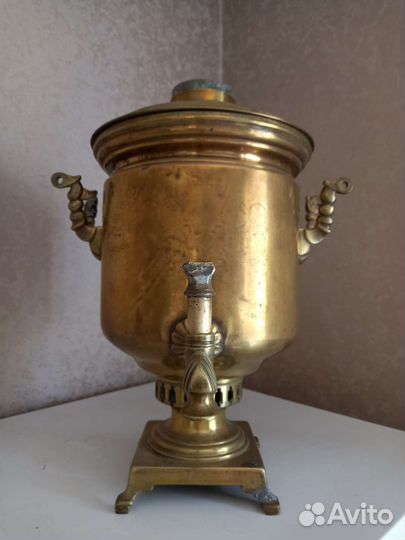 Самовар на дровах старинный