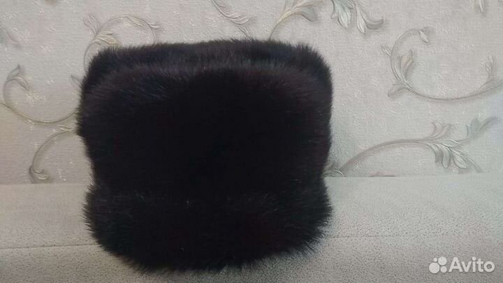 Норковая шапка мужская новая
