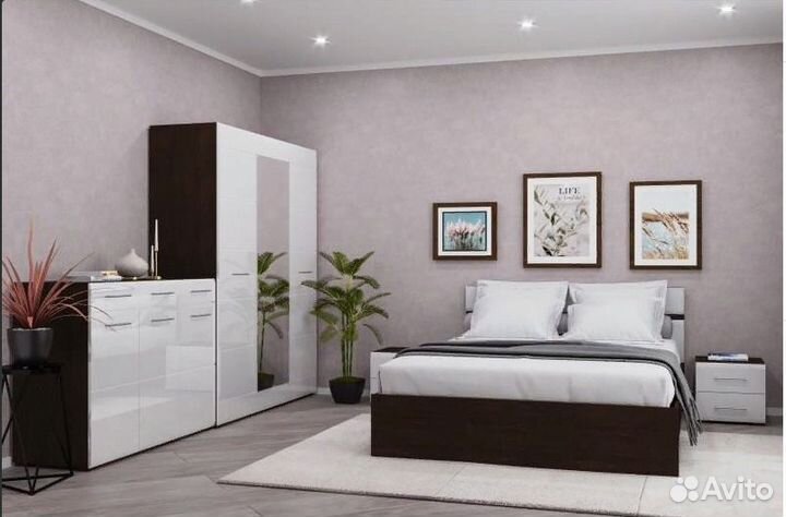 Кровать + матрас ненси