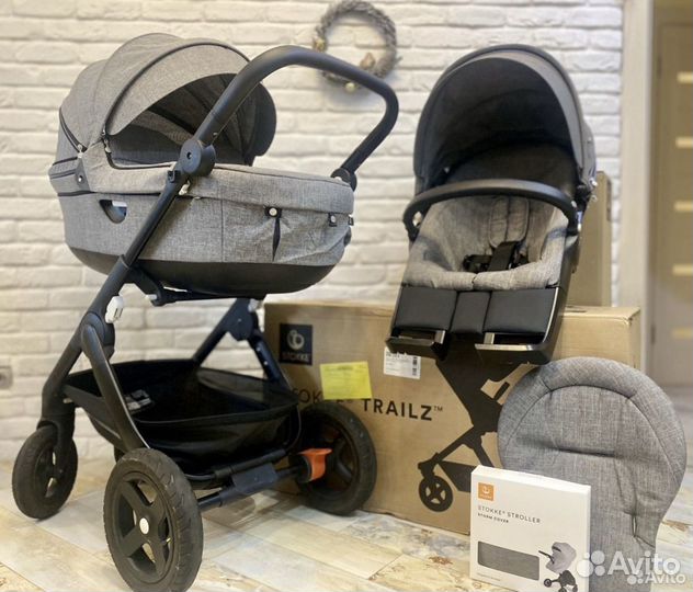 Коляска stokke trailz 2 в 1