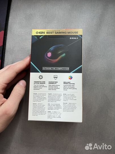 Новая игровая мышь Steelseries Rival 3