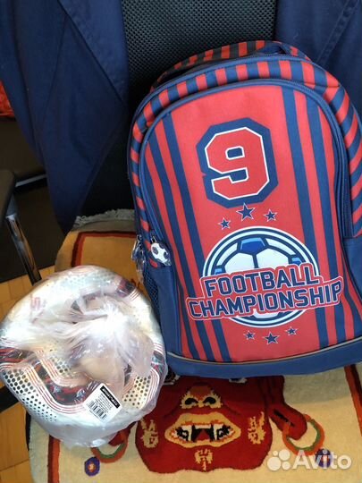 Набор фуболиста (рюкзак, бутылка и др.)