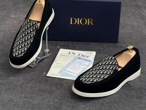 Лоферы мужские замшевые dior