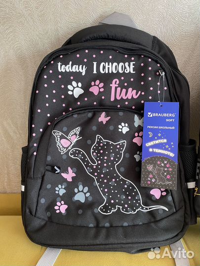 Рюкзак школьный новый grizzly