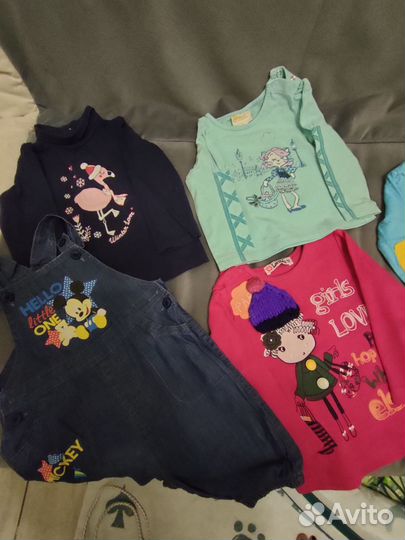 Одежда для девочки 86 пакетом