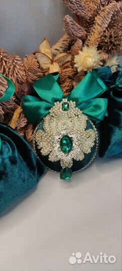 Новогодние шары ручной работы