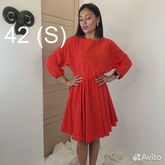 Платье в мелкий горошек Shein 42 (S)