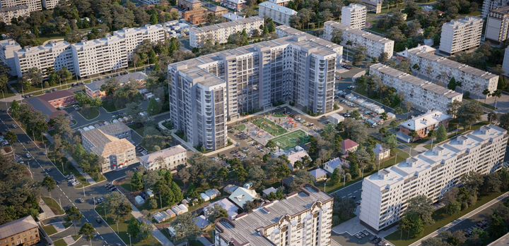 3-к. квартира, 76,3 м², 7/14 эт.