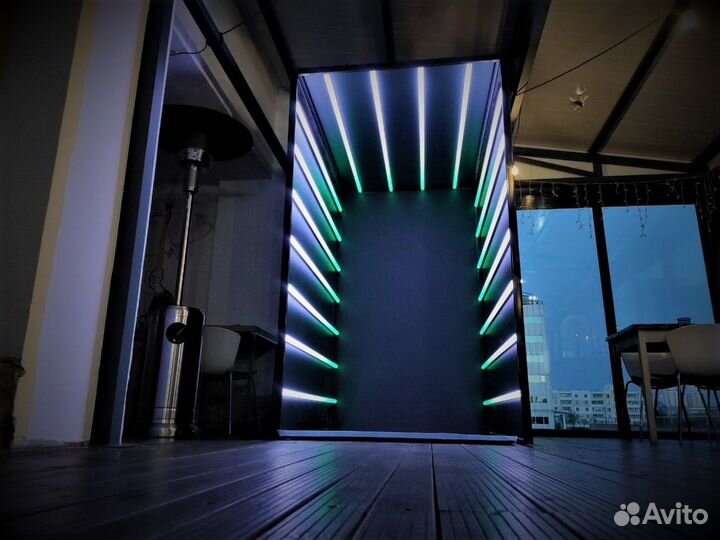Неоновый тоннель Фотозона
