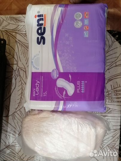 Прокладки после родовые, в подарок трусики 3шт