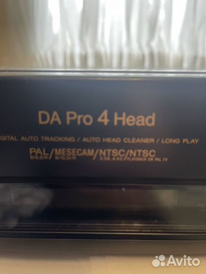 Видеомагнитофон sony da pro 4 head slv-436ee