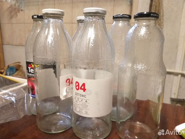 Банки стеклянные Бутылки для сока