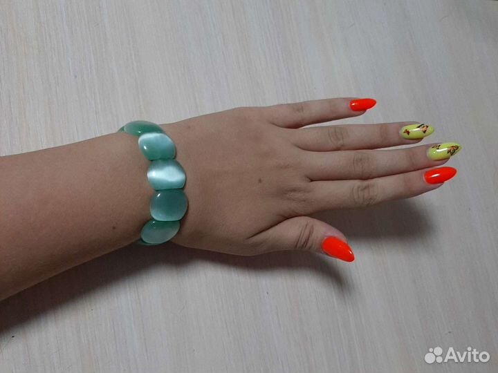 Браслеты кошачий глаз