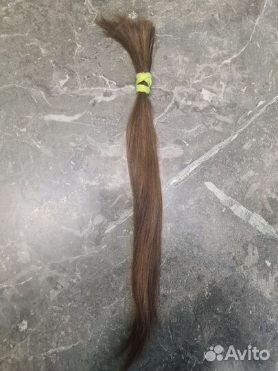 Волосы натуральные срез