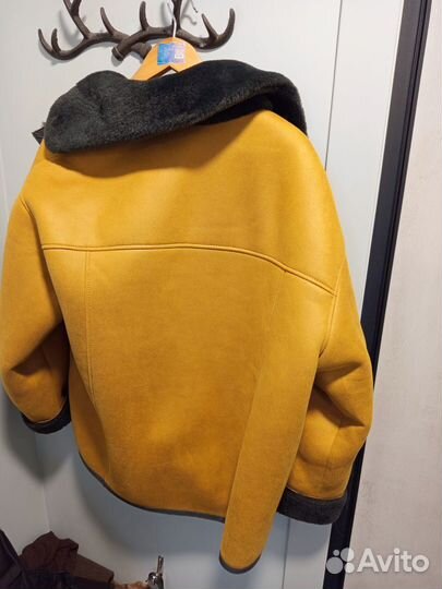 Дубленка авиатор женская