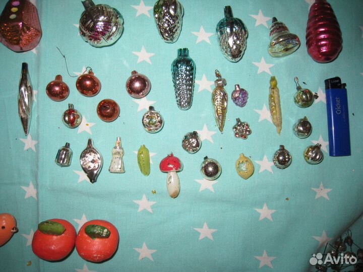 Старые елочные игрушки СССР