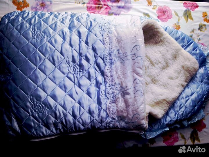 Конверт на выписку зимний для мальчика