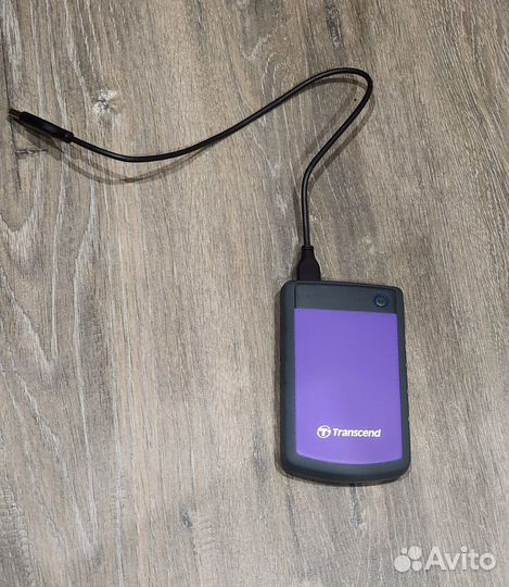 Внешний диск HDD Transcend StoreJet 1 тб