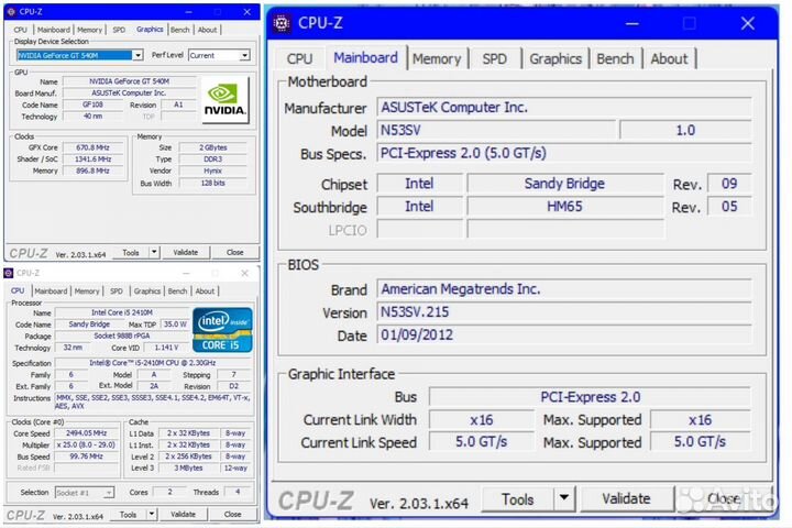 Ноутбук asus-N53SV