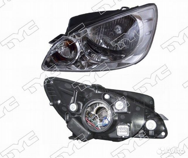 Фара левая hyundai getz 05-10 LH