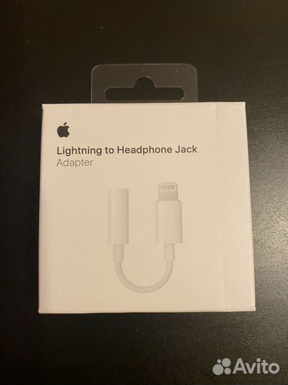 Адаптер Apple Lightning to 3.5 jack
