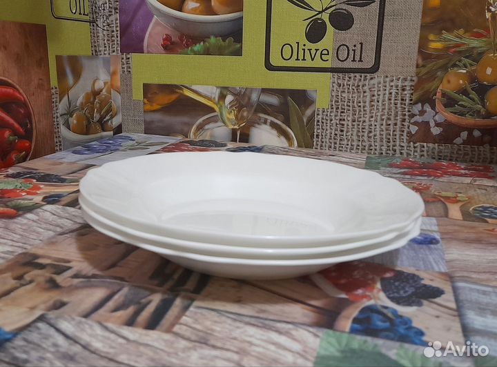 Тарелки закалённое стекло