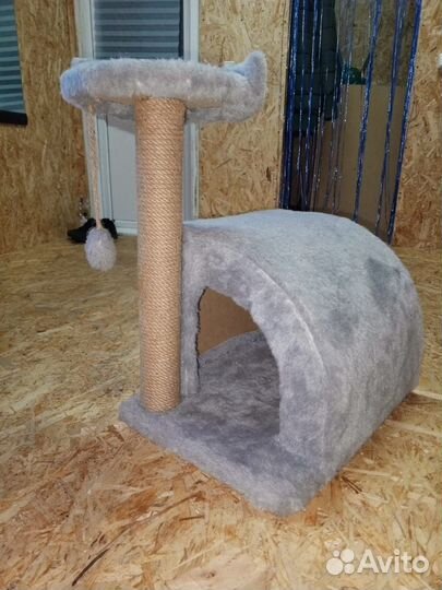 Когтеточка домик для кошки