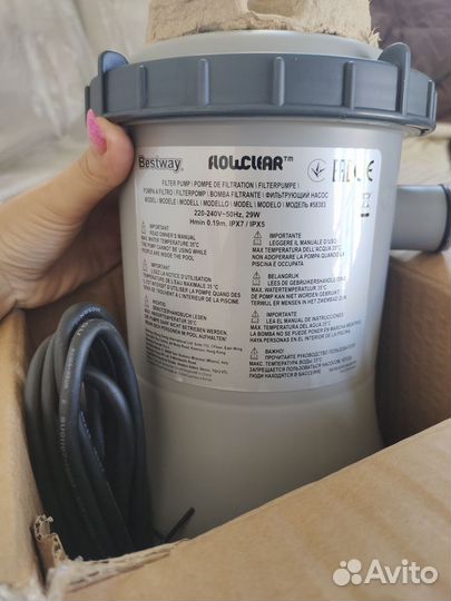 Фильтр насос для бассейна bestway 58383