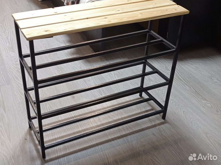 Обувница в прихожую. Мебель лофт