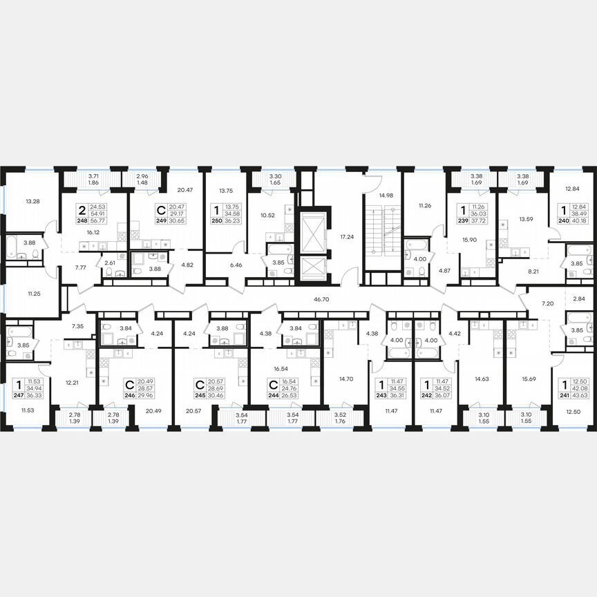 Квартира-студия, 30,7 м², 8/15 эт.