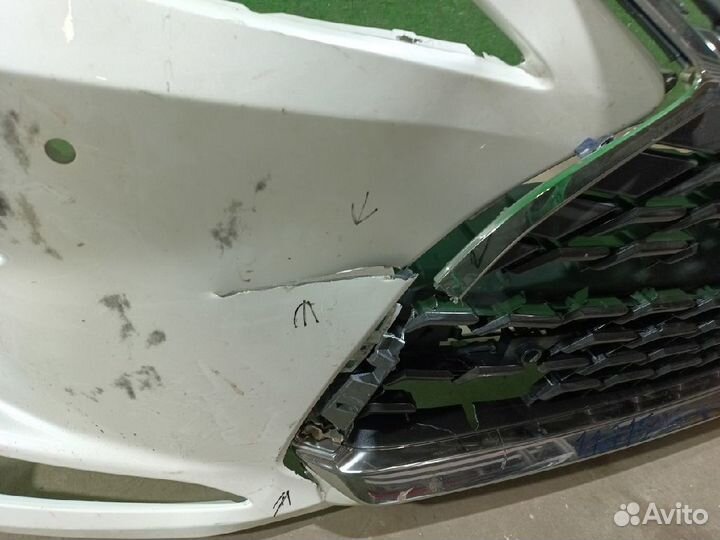 1171548 lexus RX облицовка бампера переднего 2021