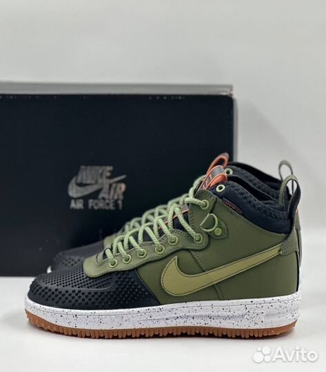 Теплые Nike Lunar Force 1 Duckboot Зеленые