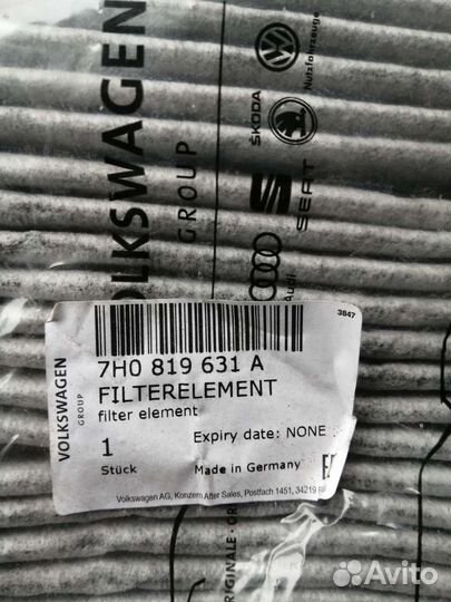 Фильтр салона VAG, audi, porshe