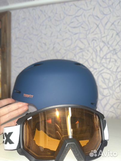 Горнолыжный шлем и маска