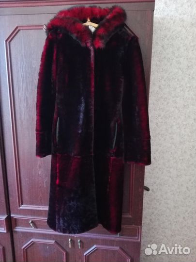 Шуба из цигейки