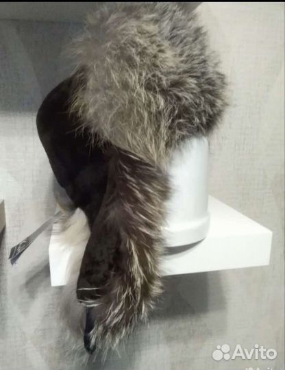 Шапка ушанка мужская меховая