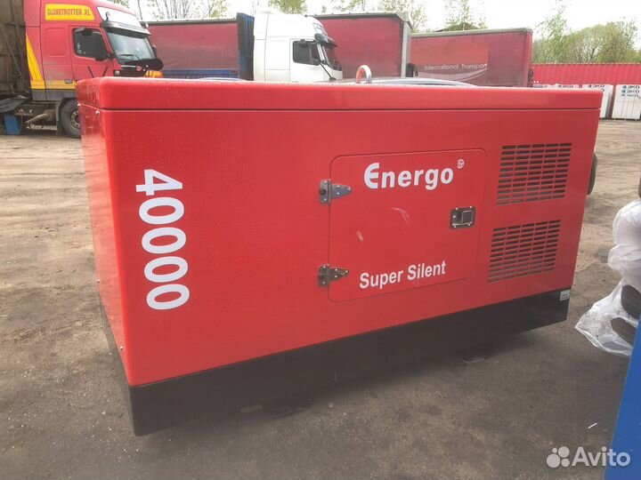 Дизельный генератор Energo 40 кВт в кожухе с авр