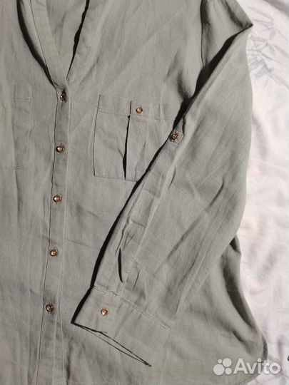 Рубашка zara.Лён