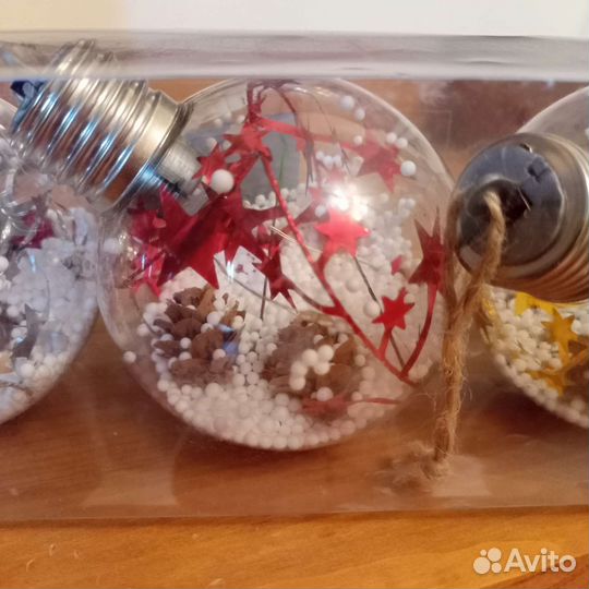 Ёлочные шары с подсветкой