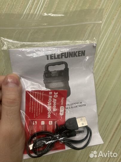 Bluetooth блютус колонка telefunken