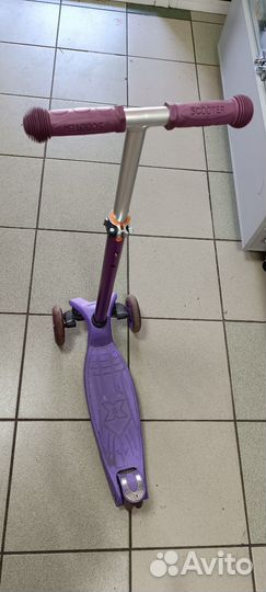 Самокат 3х колесный детский