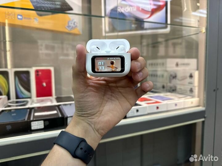 Беспроводные наушники Airpods PRO 2 с экраном