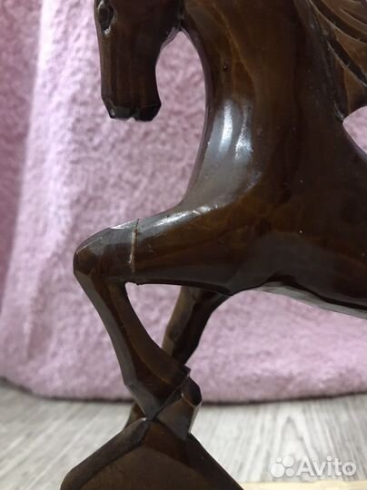 Статуэтка конь из дерева СССР