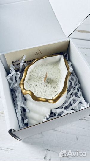 Ароматическая свеча ручной работы